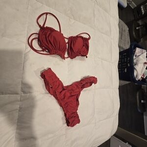 Red Bikini Set